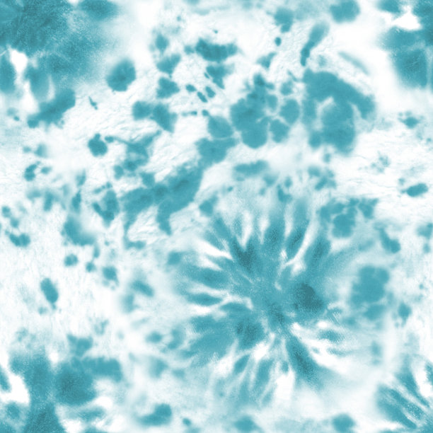 扎染shibori无缝图案。水彩画抽象结构。图片下载