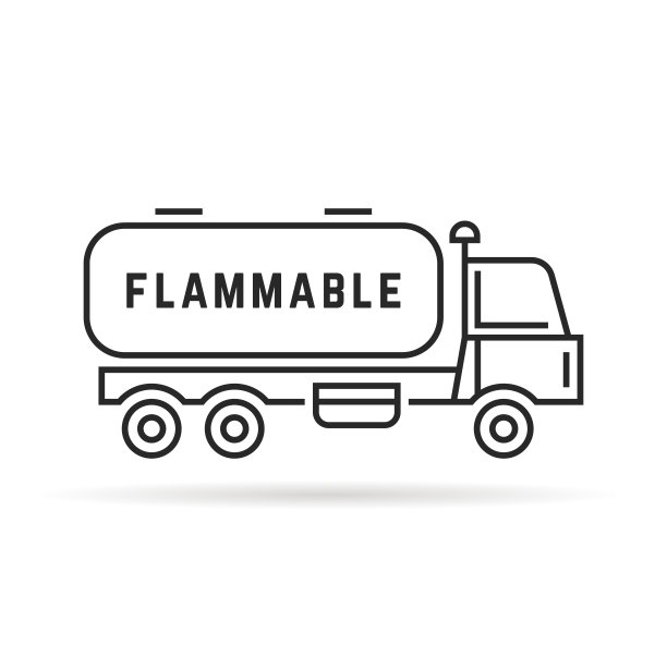 黑色细线油船图片下载