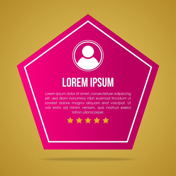 创意证明书模板与不同的形状。表示性演讲泡泡概念，客户反馈信息图表应用和网站。图片下载