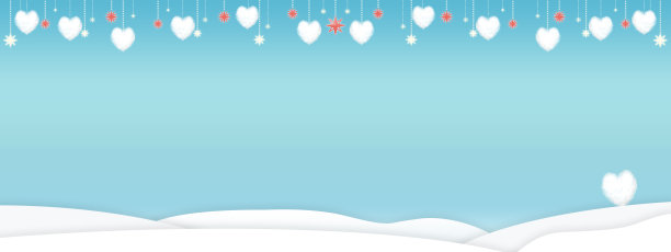 心形和星星点缀背景图片下载