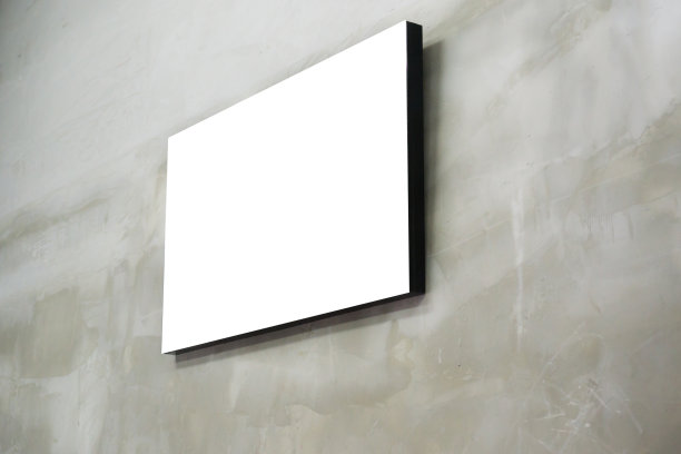 古董墙上的照片或绘画艺术的空白框。图片下载