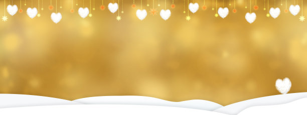 心形和星星点缀背景图片下载