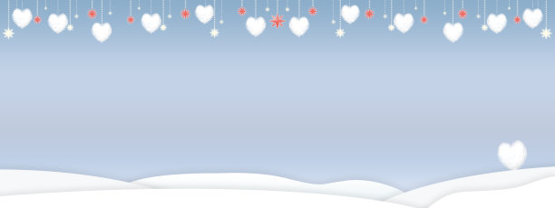 心形和星星点缀背景图片下载