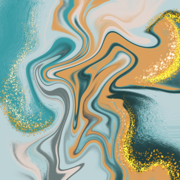 抽象多彩的流体艺术背景。数字艺术。图片下载