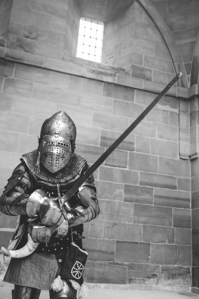 中世纪的骑士。图片下载