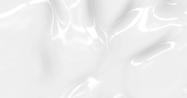 液体抽象白色背景。平滑光滑的纹理3D渲染l图片下载