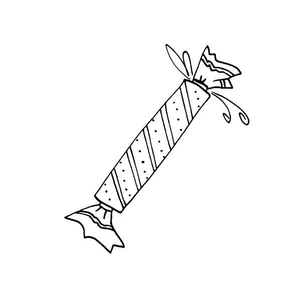 礼物,礼物盒子。糖果。涂鸦，线条画，手绘。圣诞节，新年，生日，情人节，婚礼，假日图片下载