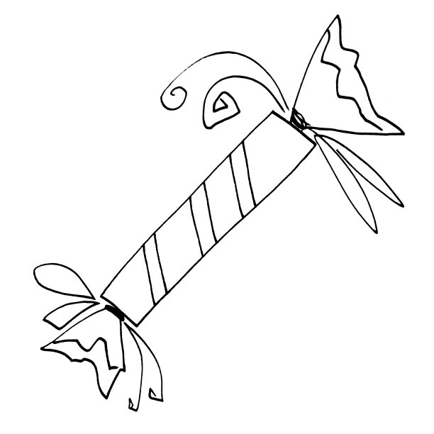 礼物,礼物盒子。糖果。涂鸦，线条画，手绘。圣诞节，新年，生日，情人节，婚礼，假日图片下载