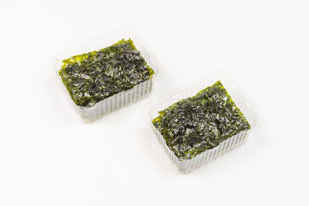 海苔孤立在白色上。图片下载