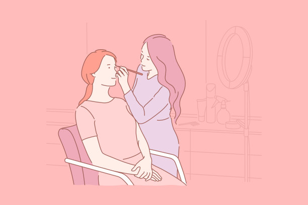 护理、美容、化妆、脱毛概念。图片下载