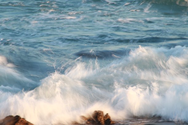 波浪抽象与复制空间图片下载