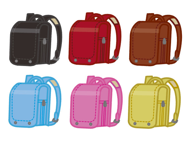 日本书包插图图片下载