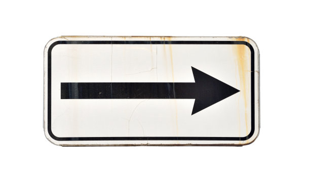 黑箭路标图片下载