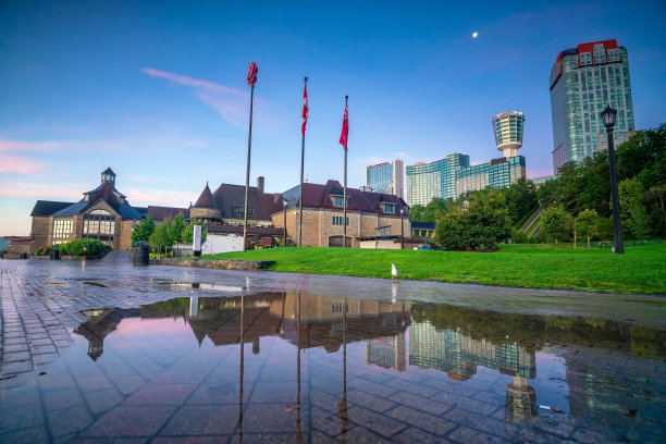 尼亚加拉大瀑布位于安大略省的瀑布区图片下载