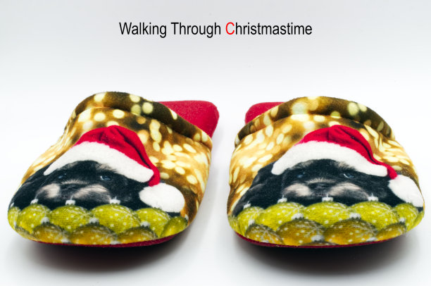 走过圣诞节。圣诞假期的概念图片下载