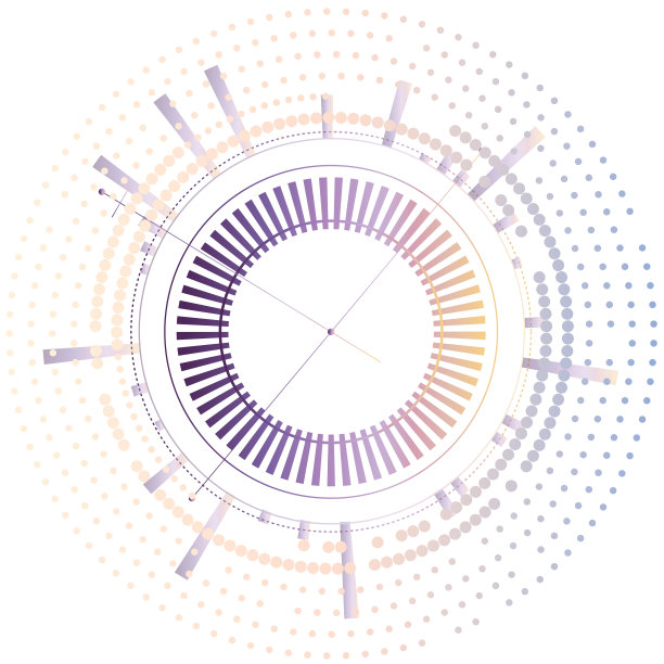 圆抽象连接点和线图片下载
