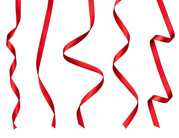 红丝带蝴蝶结庆典装饰图片下载