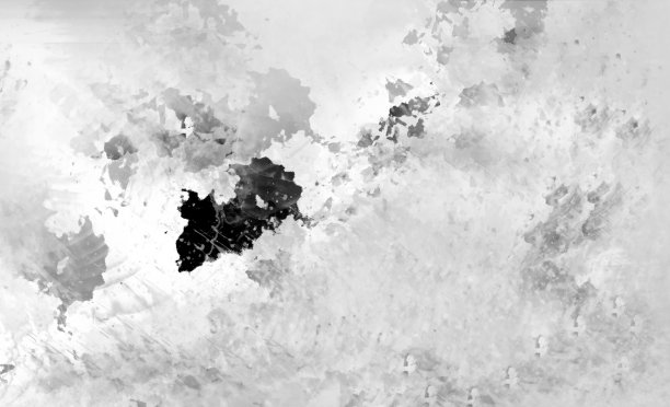 抽象的现代黑白画。纹理的单色背景。图片下载