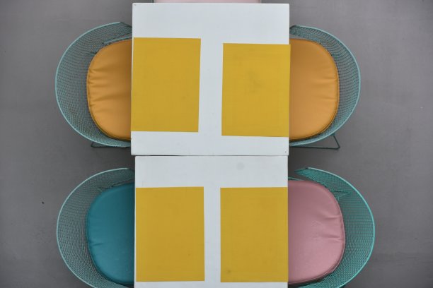 桌椅顶视图图片下载