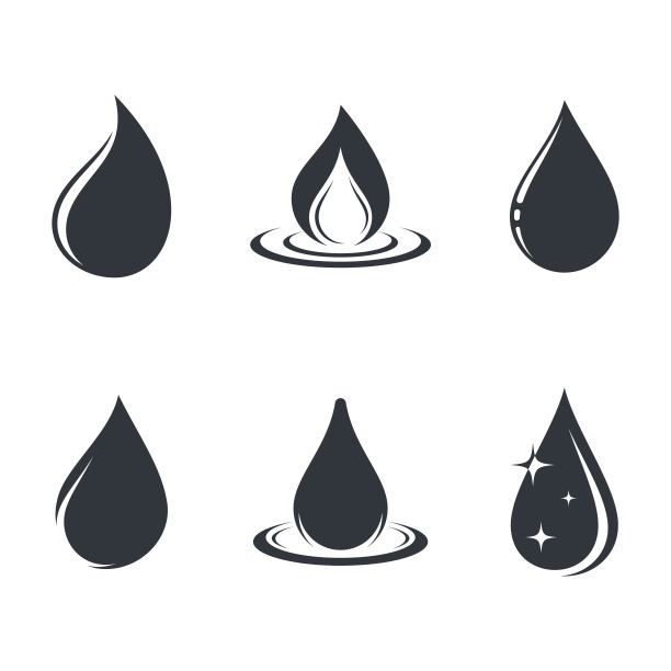 水滴矢量图标插图图片下载