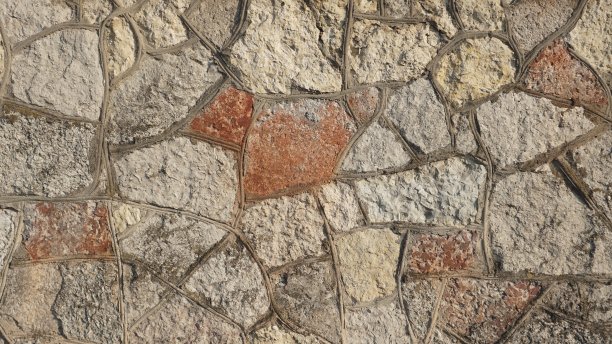 背景，古墙，粗砖石，砖，毛石，铬键，桌面，设计，照片蒙太奇图片下载