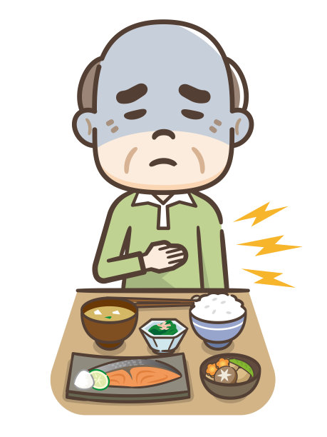 老人腹痛图片下载