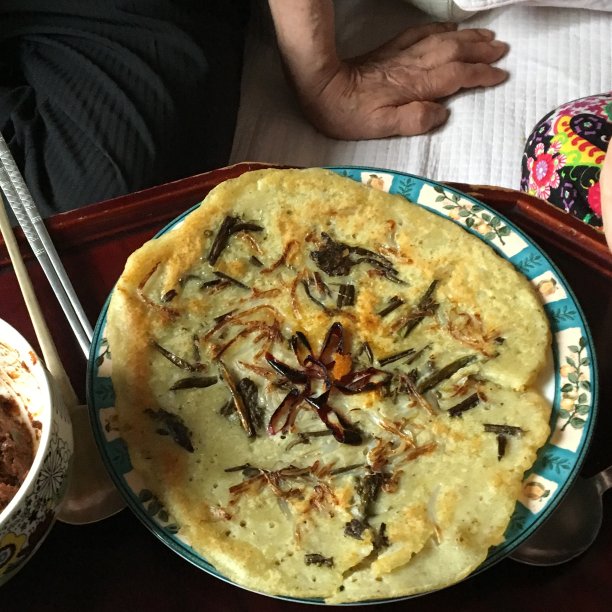 一盘绿豆煎饼图片下载