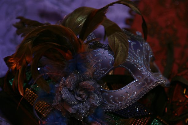 准备狂欢，面具威尼斯和狂欢的属性图片下载