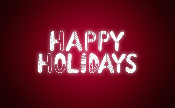 节日快乐字背光用白光图片下载