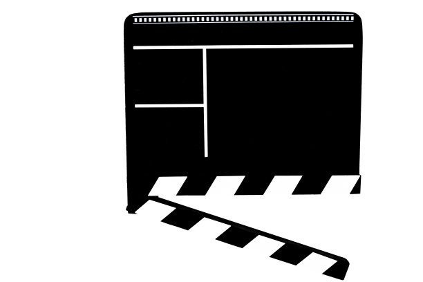 黑白膜瓣孤立图片下载