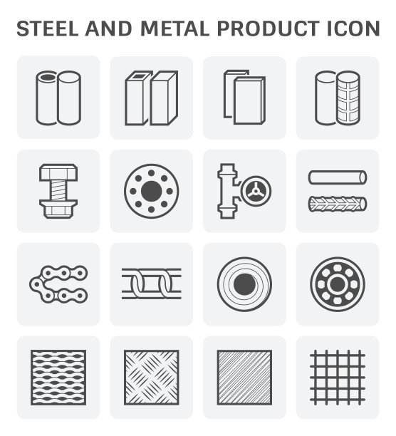 钢金属图标图片下载