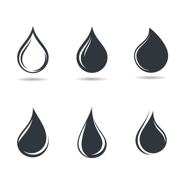 水滴矢量图标插图图片下载