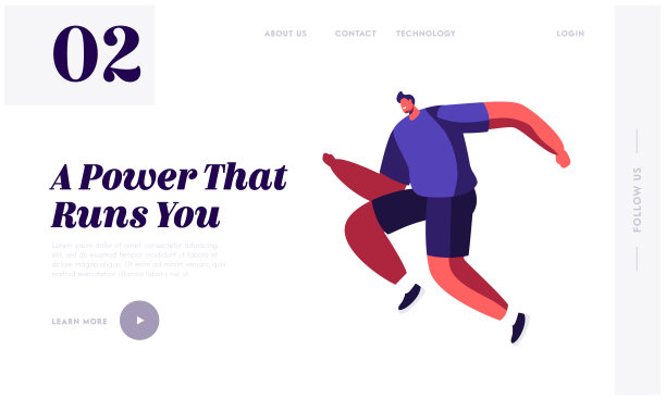 城市马拉松或晨跑网站登陆页面。运动员在运动服和运动鞋跑步运动活动。健康生活方式和运动网页横幅。卡通平面矢量插图图片下载