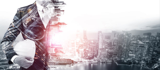 未来的建筑工程项目。图片下载