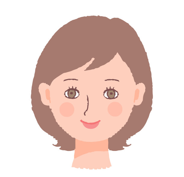 微笑的年轻亚洲女人的脸图片下载