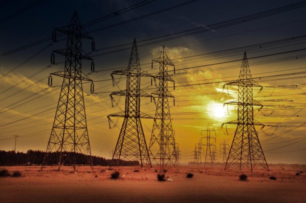 背景下的高压区图片下载