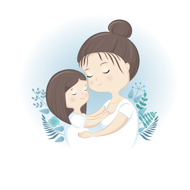 母亲和女儿图片下载