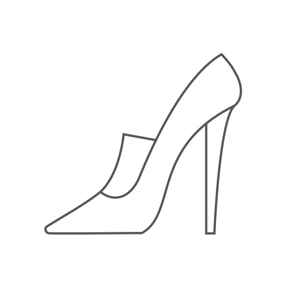 白底黑鞋特写图片下载