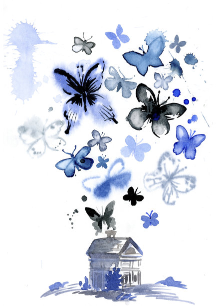 神奇的大蝴蝶飞图片下载