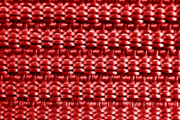 红色棉布织物质地。亚麻天然帆布纹理带图案。面料质地。粗糙的织物背景图片下载