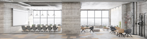 现代化的办公会议室内饰图片下载