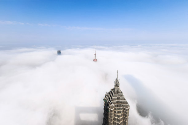 上海的云海。图片下载