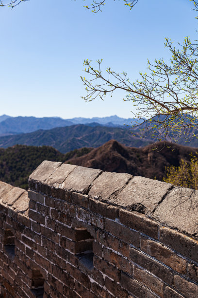 中国的金山岭长城图片下载
