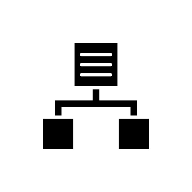 工作流矢量字形图标图片下载