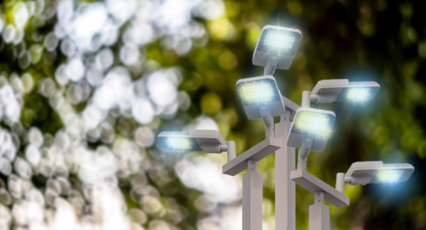 LED照明技术系统与背景分离图片下载