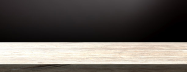 木板空白空白模板暗背景，复制空间。三维演示图片下载