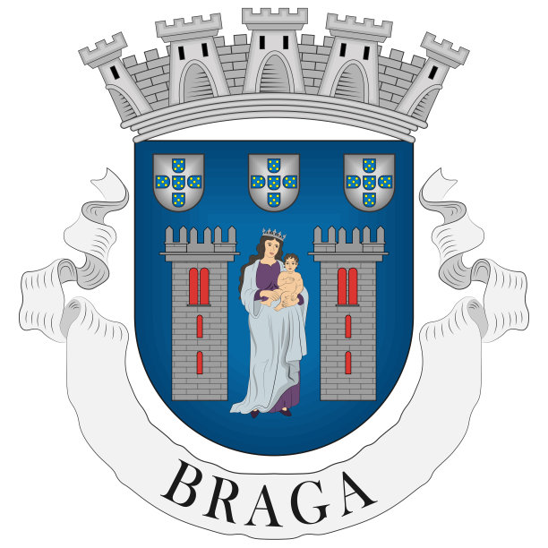 葡萄牙布拉加区盾徽图片下载