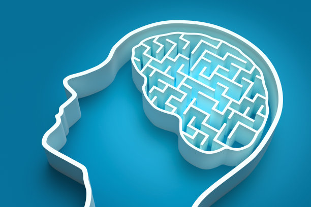 人脑迷宫形状的大脑图片下载