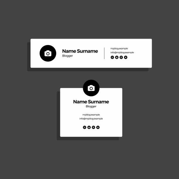 企业电子邮件签名设计最小的博客图片下载