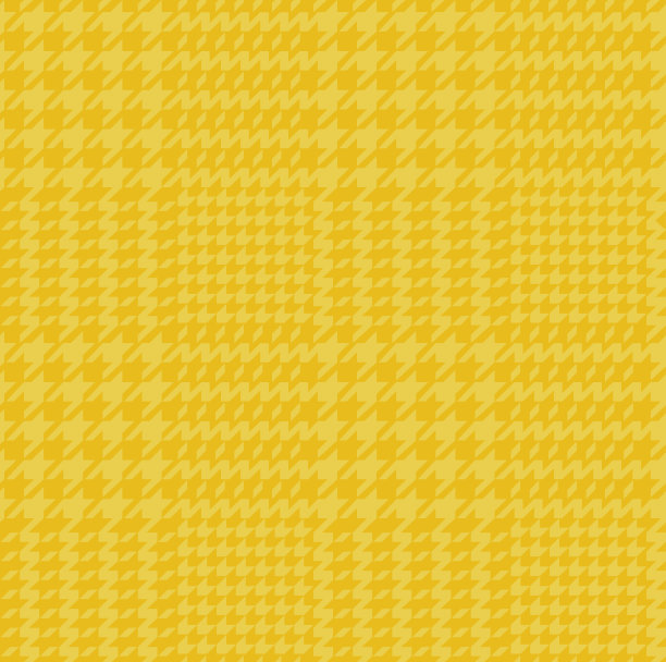 黄色格伦格子图案。时尚的猎犬齿格子设计。图片下载